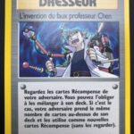 L'invention du faux professeur Chen 94/105 Neo Destiny carte Pokemon