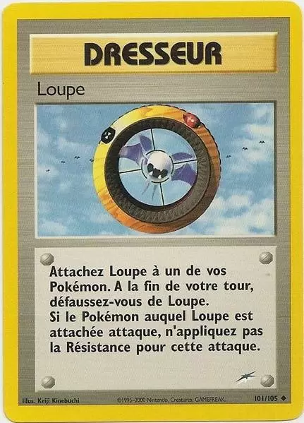 Loupe 101/105 Neo Destiny carte Pokemon