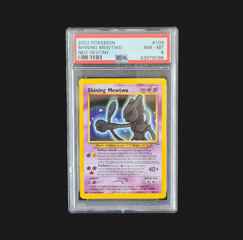 Mewtwo brillant 109/105 Neo Destiny carte Pokemon