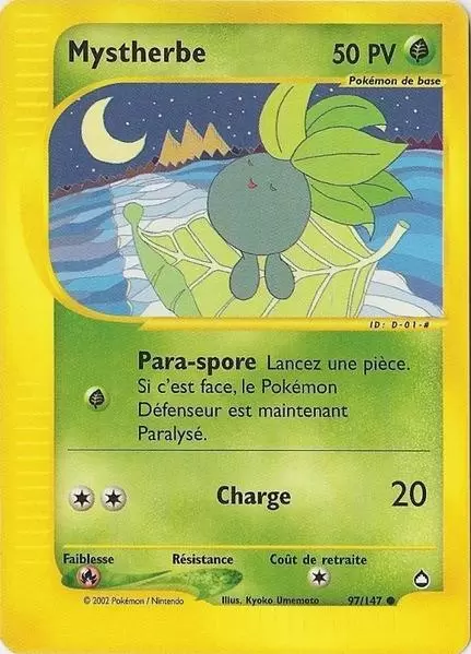 Cartes Pokémon Aquapolis : Toutes les cartes de la série