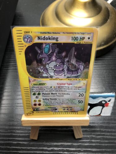 Nidoking 150/147 Aquapolis carte Pokemon