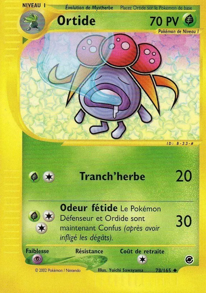 Ortide 78/165 Expedition carte Pokemon