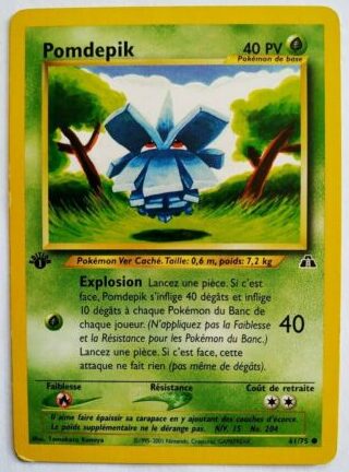 Pomdepik 61/75 Neo Discovery carte Pokemon