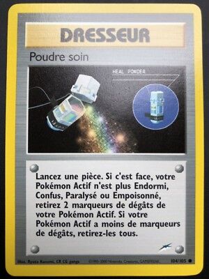 Poudre soin 104/105 Neo Destiny carte Pokemon