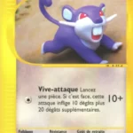 Rattata 128/165 Expedition carte Pokemon