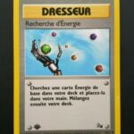 Recherche d'Énergie 59/62 Fossile carte Pokemon