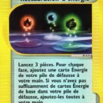 Restauration d'énergie 141/165 Expedition carte Pokemon