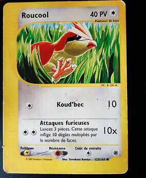 Roucool 123/165 Expedition carte Pokemon