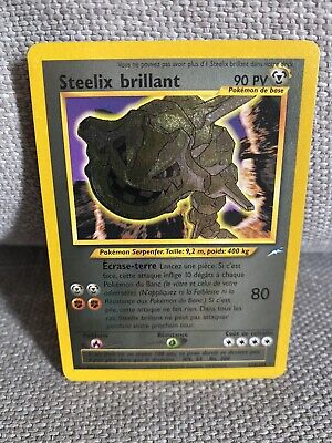 Steelix brillant 112/105 Neo Destiny carte Pokemon