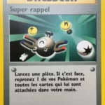 Super rappel 98/111 Néo Génésis carte Pokemon