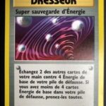 Super sauvegarde d'Énergie 89/111 Néo Génésis carte Pokemon