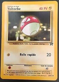 Voltorbe 69/82 Team Rocket carte Pokemon