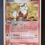 Arcanin 15/100 EX Tempête de sable carte Pokemon