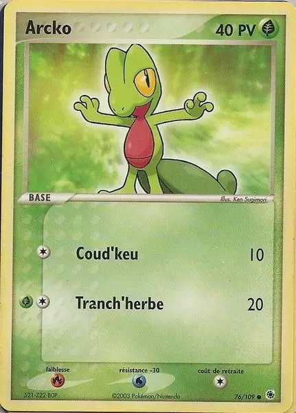 Cartes Pokémon EX Rubis &#038; Saphir : Toutes les cartes de la série