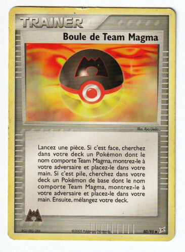 Cartes Pokémon EX Team Magma VS Team Aqua : Toutes les cartes de la série