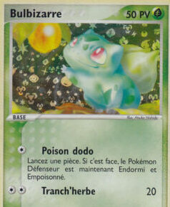 Bulbizarre 54/112 EX Rouge Feu Vert Feuille carte Pokemon