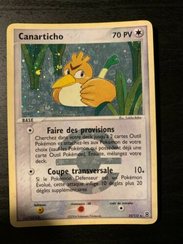 Canarticho 23/112 EX Rouge Feu Vert Feuille carte Pokemon