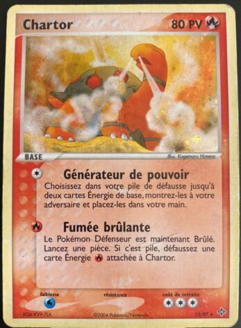 Chartor 12/97 EX Dragon carte Pokemon