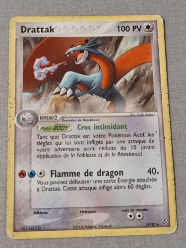 Drattak 19/97 EX Dragon carte Pokemon
