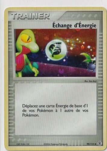 Échange d&#8217;Énergie 90/112 EX Rouge Feu Vert Feuille carte Pokemon