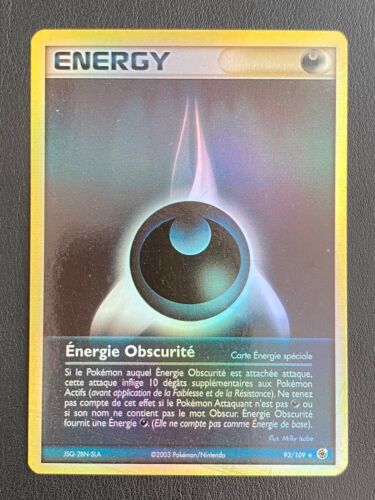 Énergie Obscurité 93/109 EX Rubis &#038; Saphir carte Pokemon