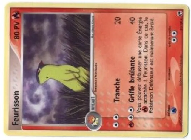 Feurisson 51/100 EX Tempête de sable carte Pokemon