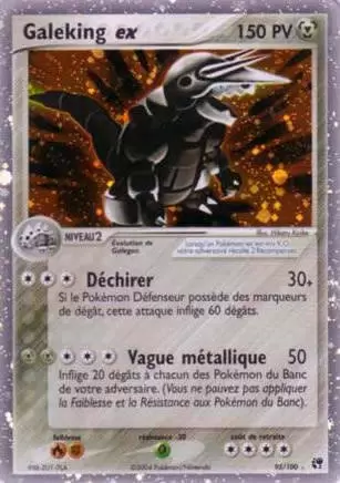 Cartes Pokémon EX Tempête de sable : Toutes les cartes de la série