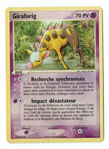 Girafarig 16/97 EX Dragon carte Pokemon