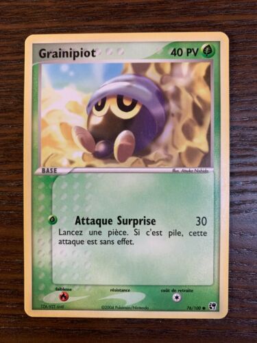 Grainipiot 76/100 EX Tempête de sable carte Pokemon