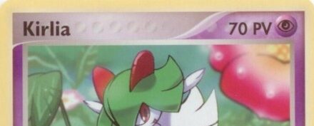 Kirlia 40/100 EX Tempête de sable carte Pokemon