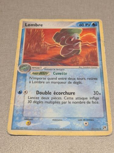 Lombre 45/100 EX Tempête de sable carte Pokemon