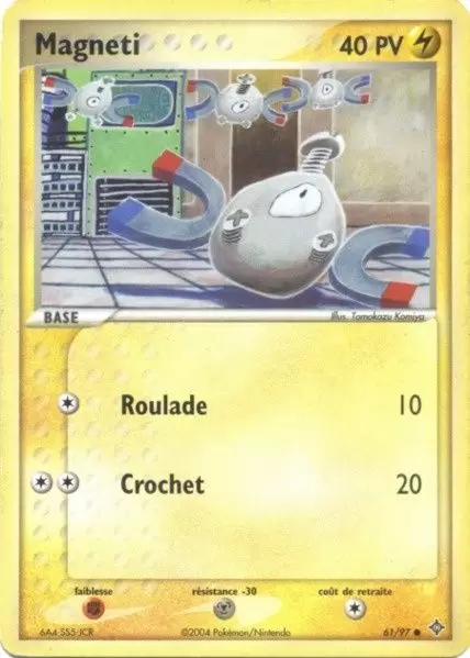 Magnéti 61/97 EX Dragon carte Pokemon