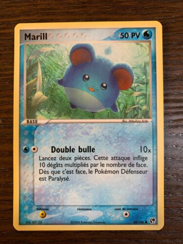 Marill 68/100 EX Tempête de sable carte Pokemon