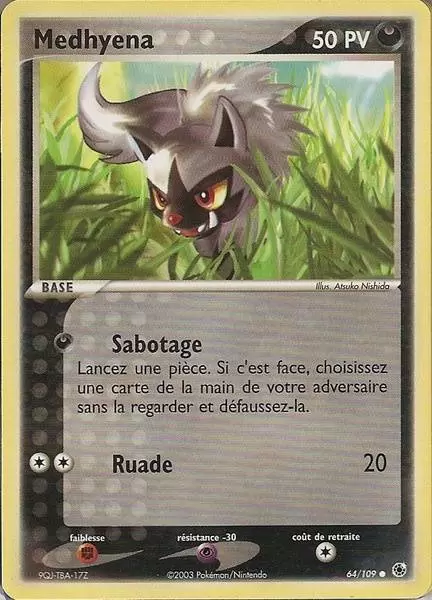 Cartes Pokémon EX Rubis &#038; Saphir : Toutes les cartes de la série