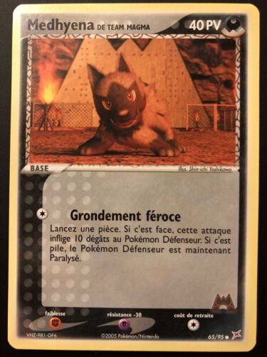 Medhyena de Team Magma 65/95 EX Team Magma VS Team Aqua carte Pokemon