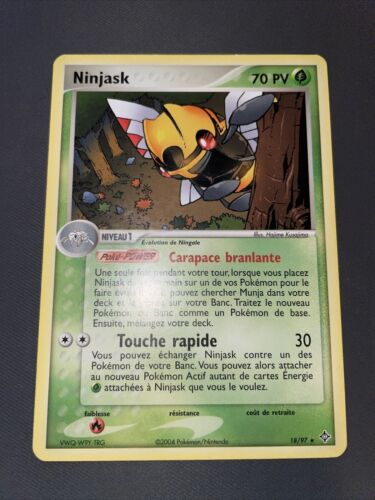 Ninjask 18/97 EX Dragon carte Pokemon