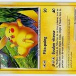Pikachu 72/100 EX Tempête de sable carte Pokemon