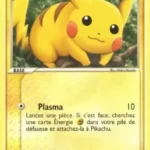 Pikachu 74/112 EX Rouge Feu Vert Feuille carte Pokemon