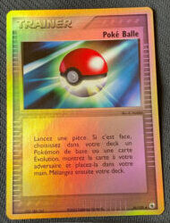 Poké Balle 86/109 EX Rubis &#038; Saphir carte Pokemon