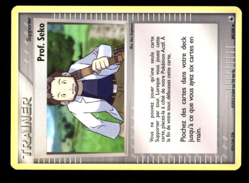 Prof. Seko 89/109 EX Rubis &#038; Saphir carte Pokemon
