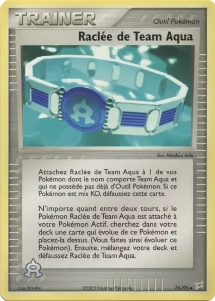 Cartes Pokémon EX Team Magma VS Team Aqua : Toutes les cartes de la série