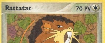 Rattatac 48/112 EX Rouge Feu Vert Feuille carte Pokemon