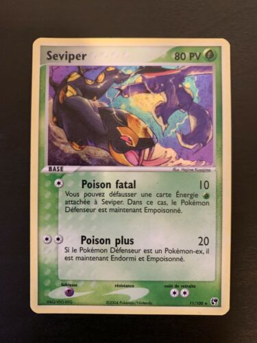 Seviper 11/100 EX Tempête de sable carte Pokemon