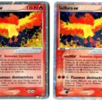 Sulfura ex 115/112 EX Rouge Feu Vert Feuille carte Pokemon
