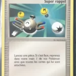 Super rappel 99/112 EX Rouge Feu Vert Feuille carte Pokemon