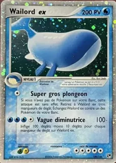 Cartes Pokémon EX Tempête de sable : Toutes les cartes de la série