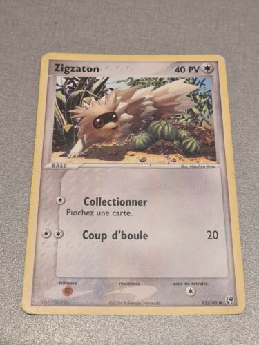 Zigzaton 85/100 EX Tempête de sable carte Pokemon