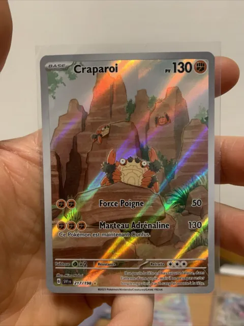 Craparoi 217/198 Ecarlate et Violet carte Pokemon