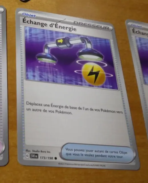 Échange d&#8217;Énergie 173/198 Ecarlate et Violet carte Pokemon