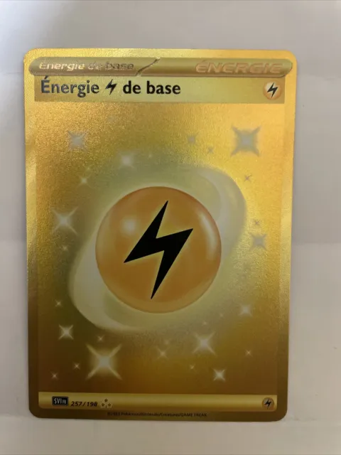 Énergie Électrique de base 257/198 Ecarlate et Violet carte Pokemon